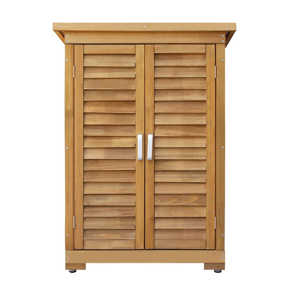 Gardeon Portable Wooden Garden Storage Cabinet